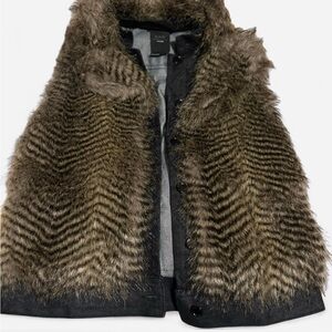 G-Star Raw Black and Gray Striped Garment